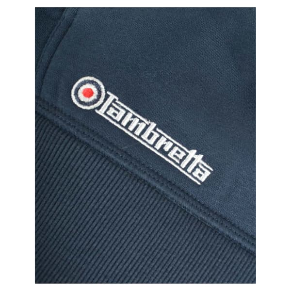 Lambretta Herr AW24 Target Hoodie M Marinblå Navy M