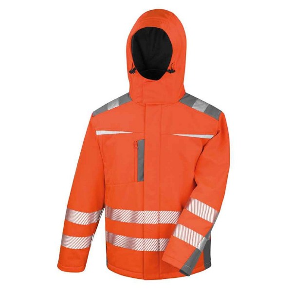 Result Safe-Guard Dynamic Softshell Hi-Vis Jacka M Fluore Fluorescent Orange M