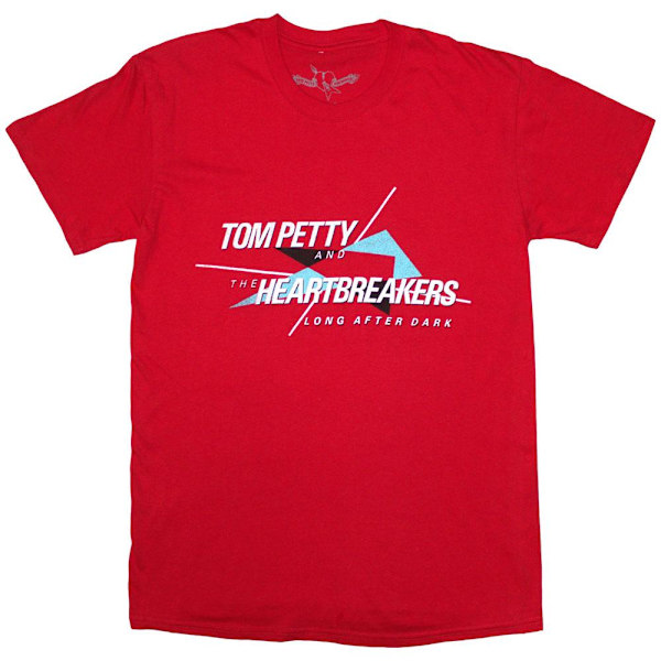 Tom Petty & The Heartbreakers Unisex Vuxen Långärmad After Dark T-Shirt Red L