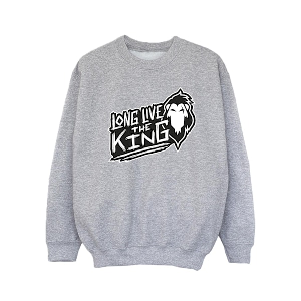 Disney Girls The Lion King The King Sweatshirt 3-4 år Sport Sports Grey 3-4 Years