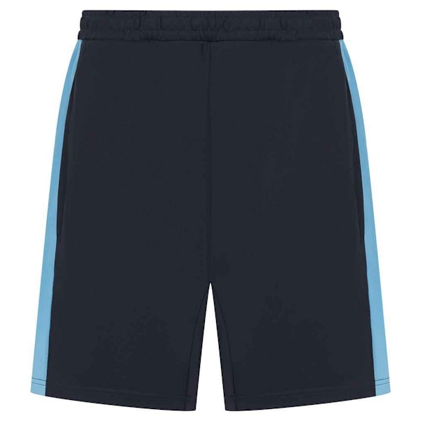 Finden & Hales Stickade shorts med fickor för män XXL Marinblå/Himmelblå Navy/Sky XXL