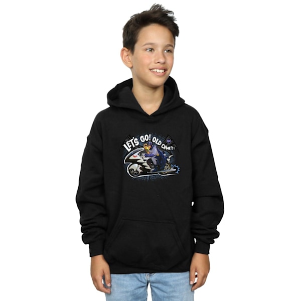 DC Comics Boys Batman TV-serie Bat Bike Hoodie 12-13 år Bla Black 12-13 Years