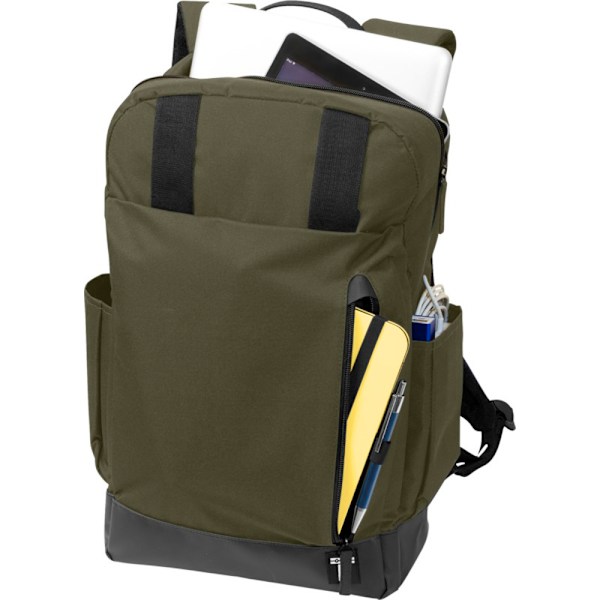 Tranzip Dator Daglig Ryggsäck 27,5 x 10 x 45,5 cm Oliv Olive 27.5 x 10 x 45.5cm