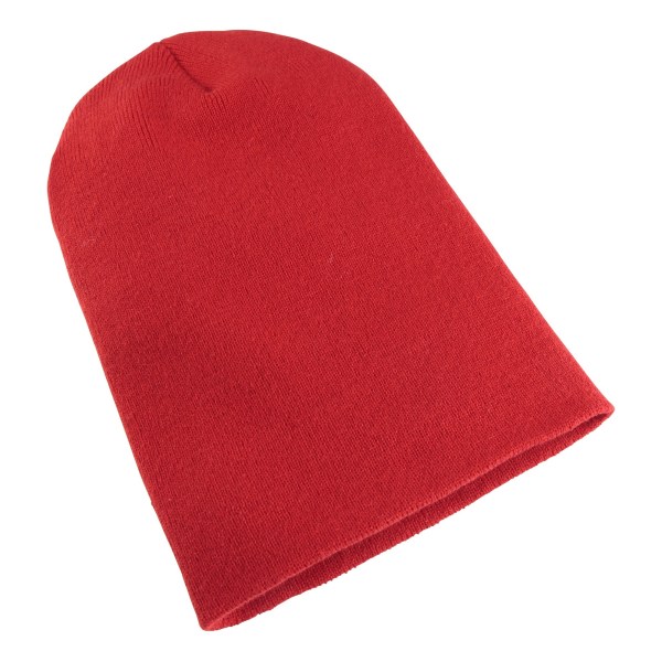 Yupoong Unisex unisex tungvikts lång mössa vinterhatt One S Red One Size