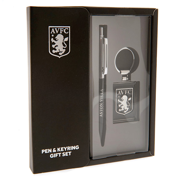 Aston Villa FC Nyckelringsset One Size Svart/Stål Black/Steel One Size