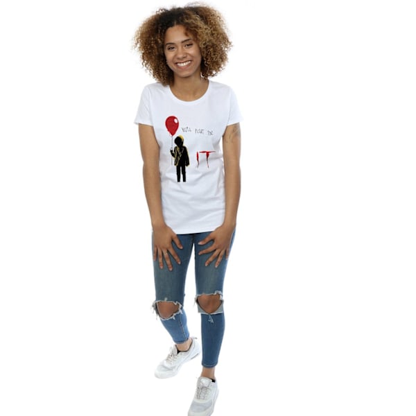 It Womens/Ladies Georgie Float Bomull T-shirt M Vit White M