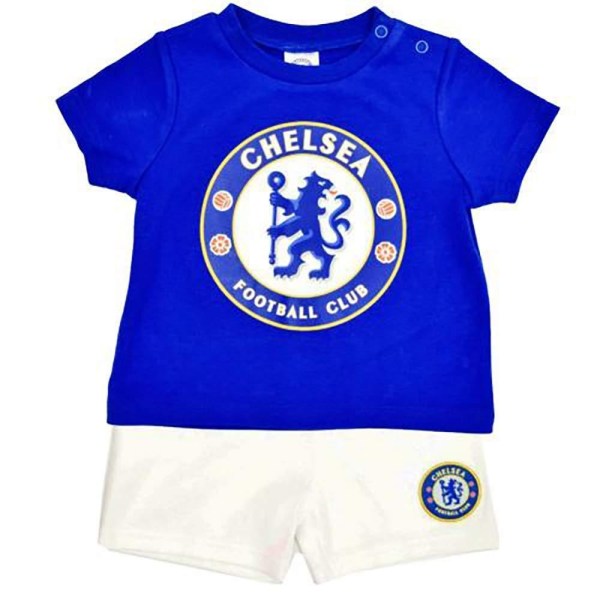 Chelsea FC Baby Shorts och Tee Sleep Set 9-12 månader Blå Blue 9-12 Months