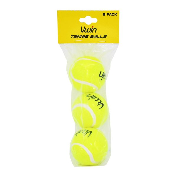 Uwin Trainer Tennisbollar (3-pack) One Size Ljusgrön Light Green One Size