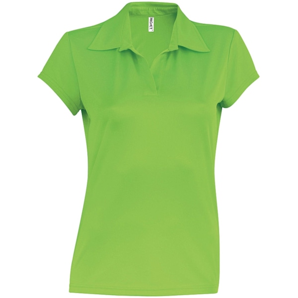 Kariban Proact Dam/Dam Short Sleeve Performance Polo Shirt Lime S