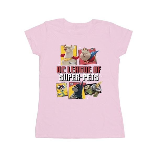 DC Comics Dam/Kvinnor DC League Of Super-Pets Profil Bomull Baby Pink L