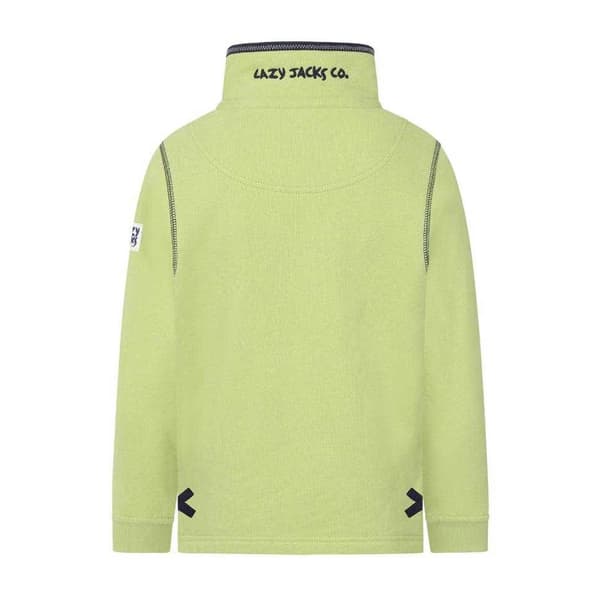 Lazy Jacks Pojkars Quarter Zip Tröja 5-6 År Lime Lime 5-6 Years