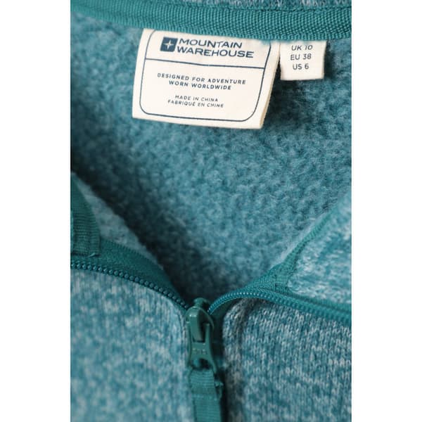 Mountain Warehouse Dam/Dam Idris Fleecejacka med Paneler 2 Teal 20 UK