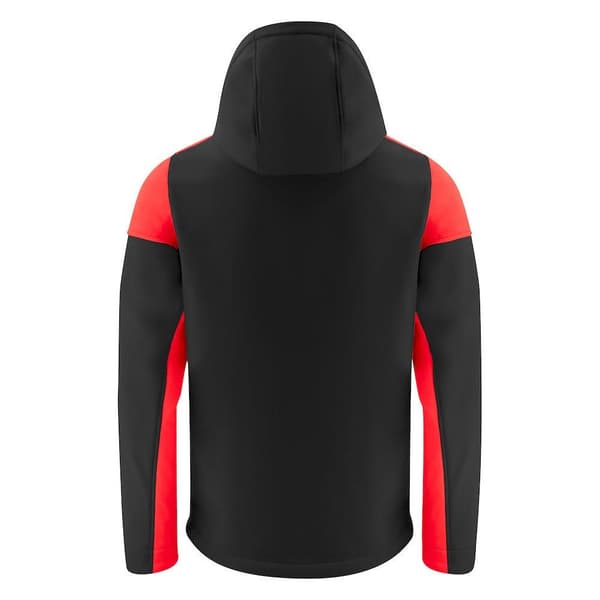 Printer Mens Prime Soft Shell Jacka 5XL Svart/Röd Black/Red 5XL