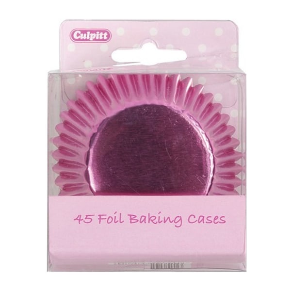 Culpitt Folie muffins och muffinsfodral (paket med 45 ) One Size Pin Pink One Size
