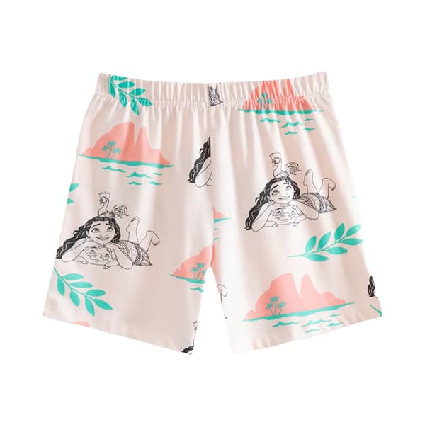Moana Flickpyjamas Set (2-pack) 8-9 år Flerfärgad Multicoloured Print 8-9 Years