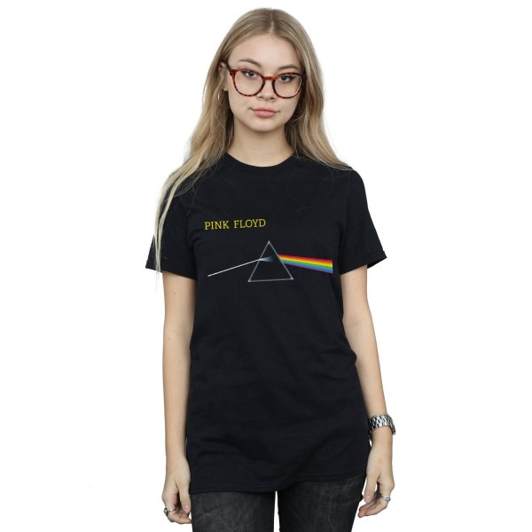 Pink Floyd Dam/Damer Bröstprisma Bomull Boyfriend T-shirt 3 Black 3XL