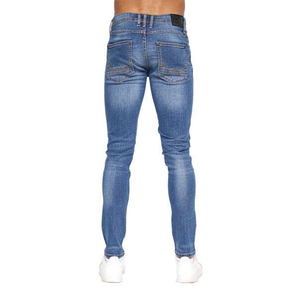 Duck And Cover Mens Maylead Slim Jeans 38L Stone Wash Stone Wash 38L