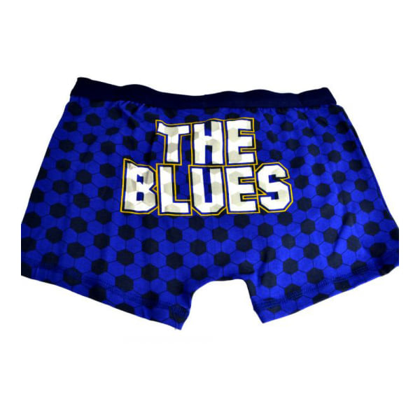 Chelsea FC Official Childrens Boys Football Boxer 4-5 Ye Blue 4-5 Years