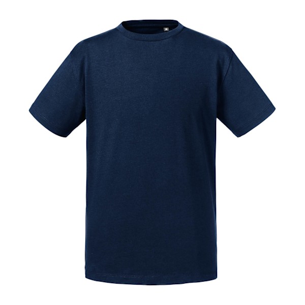 Russell Barn/Barnkläder Ekologisk Kortärmad T-shirt 11-12 År French Navy 11-12 Years