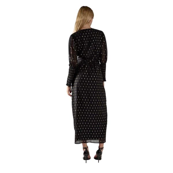 Glamorous Damprickig Maxiklänning i Polyester 10 UK Svart Black 10 UK