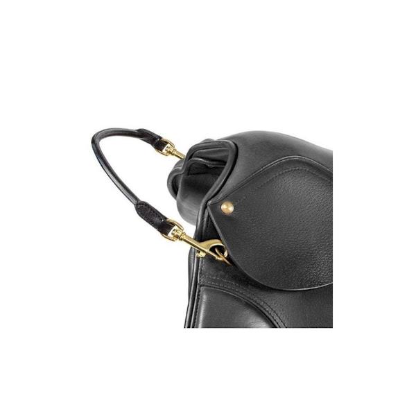 Blenheim Läder Häst Balans Rem En Storlek Svart Black One Size