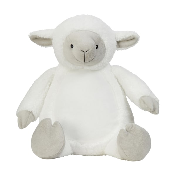 Mumbles Zippie Lamm Plyschleksak 42cm Kräm Cream 42cm