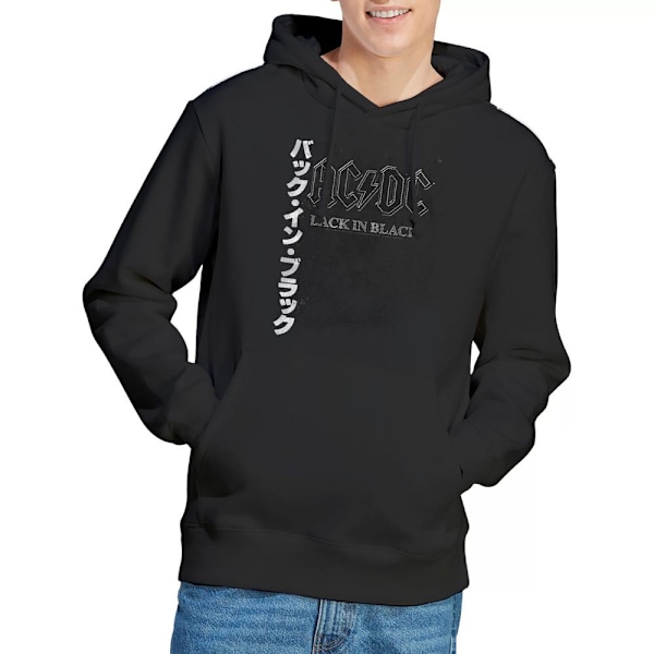AC/DC Herr Back in the Day Kanji Hoodie M Svart Black M