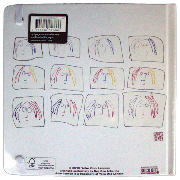 John Lennon Imagine Anteckningsbok One Size Vit White One Size