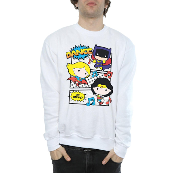 DC Comics Chibi Super Friends Dans Sweatshirt XXL Vit White XXL