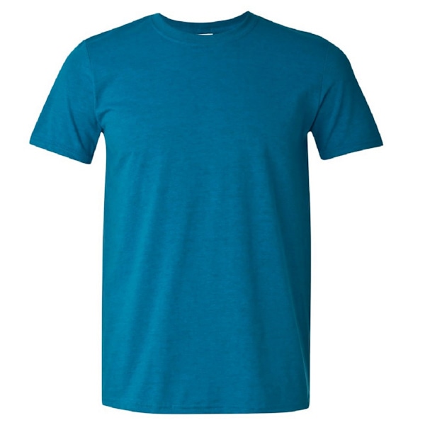 Gildan herr kortärmad mjuk t-shirt XL antik safir Antique Sapphire XL