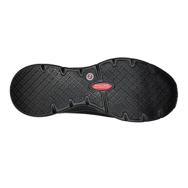 Skechers Herr Stålhätta Säkerhetsskor 9 UK Svart Black 9 UK