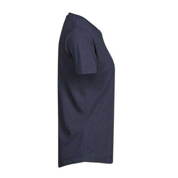 Tee Jays Dam Pima Bomulls T-shirt L Marinblå Navy L