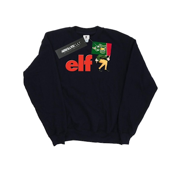 Elf Dam/Damer Crouching Logo Sweatshirt XL Svart Black XL