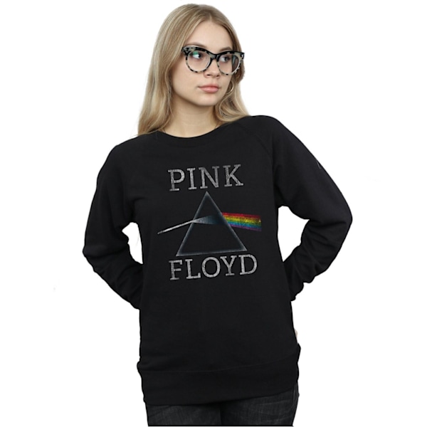 Pink Floyd Dam/Damer Mörkrets Sida Av Månen Boyfriend Fit Sweatshirt S Svart Black S