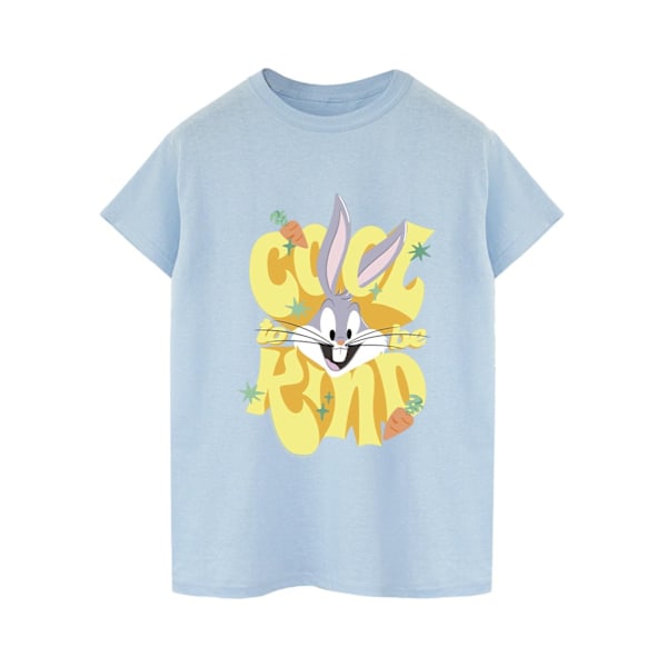 Looney Tunes Mens Bugs Cool To Be Kind T-Shirt S Baby Blue Baby Blue S