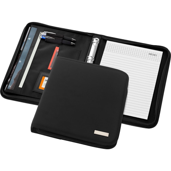 Bullet Stanford A4 Zipper Portfolio Deluxe 28 x 34 x 4 cm Solid Solid Black 28 x 34 x 4 cm