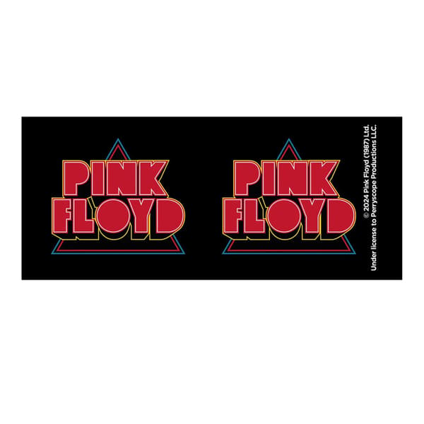 Pink Floyd Retro Logo Keramisk Mugg One Size Röd Red One Size