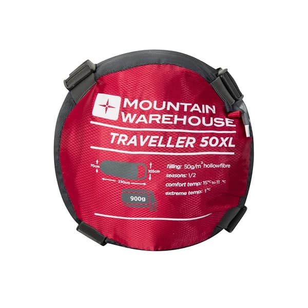 Mountain Warehouse Traveller Sovsäck XL Röd Red XL