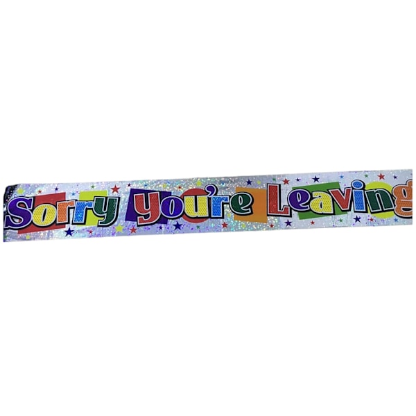 Simon Elvin Sorry You´re Leaving Banner En Storlek Flerfärgad Multicoloured One Size