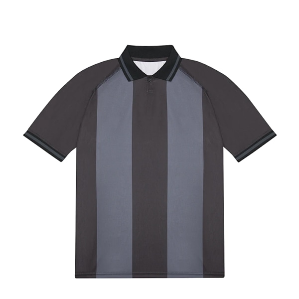 B&C Unisex Vuxen Active Pikétröja XXL Svart/Mörkgrå Black/Dark Grey XXL