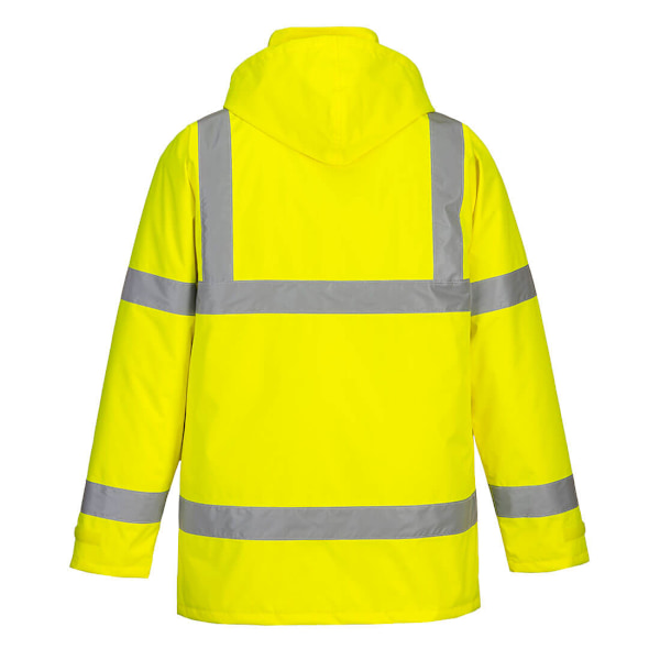 Portwest Hi-Vis vintertrafikjacka för män 6XL gul Yellow 6XL