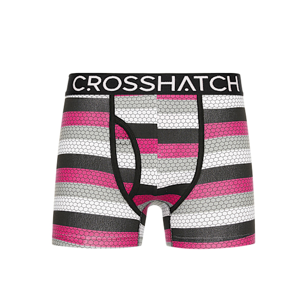 Crosshatch Mens Crystaline Boxer Shorts (3-pack) XXL Fuchsia Fuchsia XXL