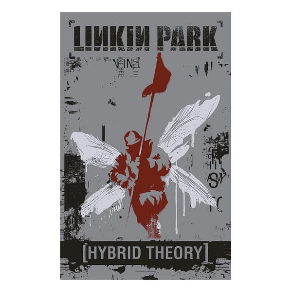 Linkin Park Hybrid Theory Textilposter One Size Grå Grey One Size
