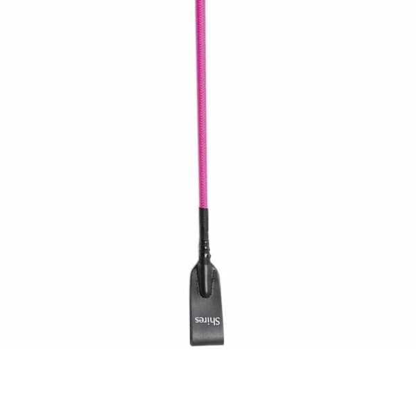 Shires Plain Leather Horse Dressage Whip 26.5in Raspberry Raspberry 26.5in