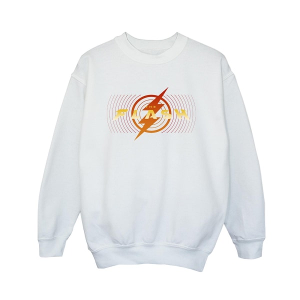 DC Comics Boys The Flash Red Lightning Sweatshirt 9-11 år Vit White 9-11 Years