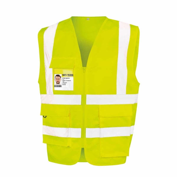 SAFE-GUARD by Result Unisex Vuxen Tjänst Säkerhetsväst L Gul Yellow L