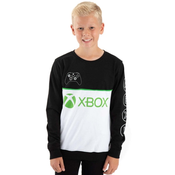 Xbox Boys Sweatshirt 6-7 år Svart/Vit/Grön Black/White/Green 6-7 Years