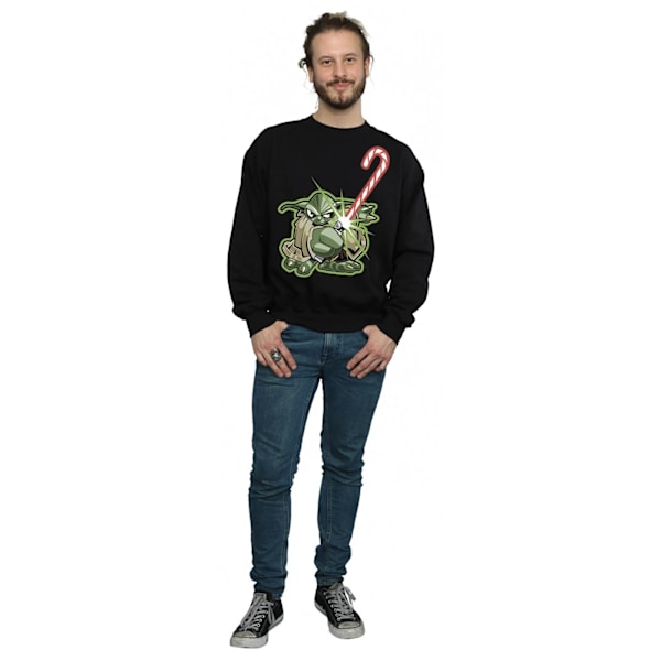 Star Wars Herr Yoda Julgodis Sockersweatshirt M Svart Black M