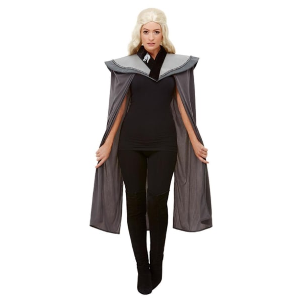 Smiffys Kvinnors/Damers Medeltida Kappa Storlek One Grey Grey One Size