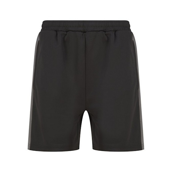 Finden & Hales Herr Stickade Fickshorts 3XL Svart/Gunmetal Grå Black/Gunmetal Grey 3XL